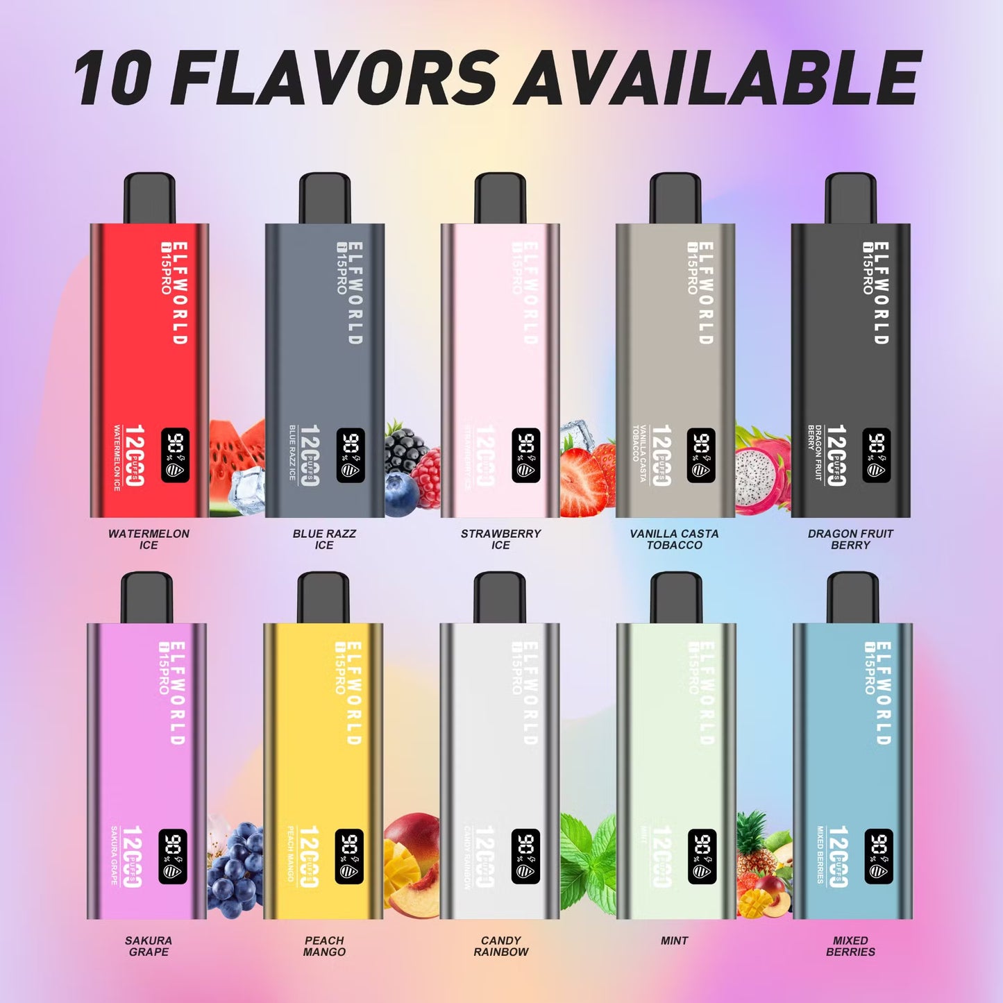 ELF BAR i15 Pro 12000 Puffs - VAPE HOUSE