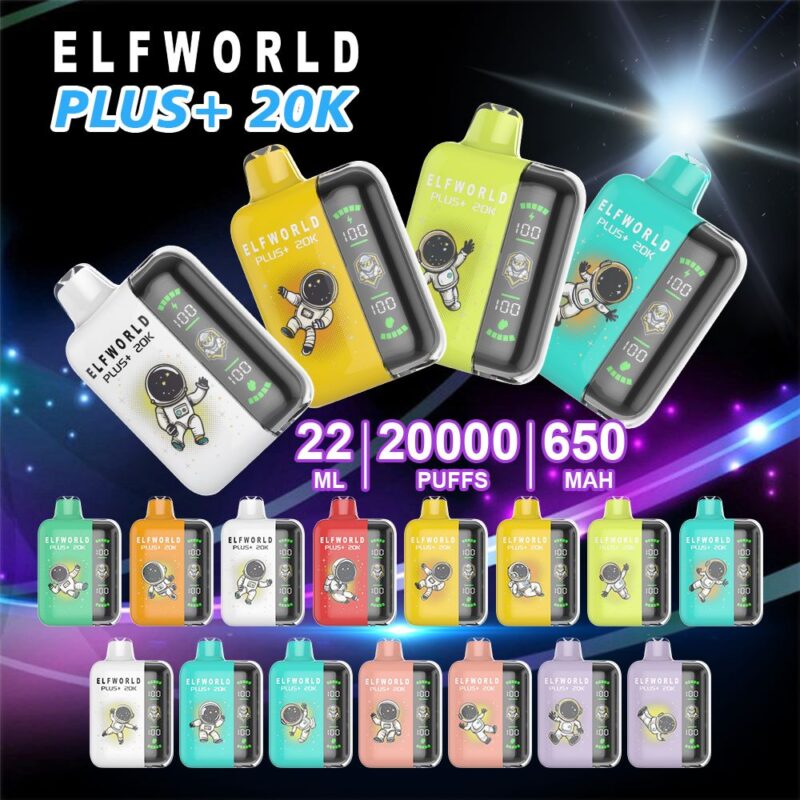 ELF WORLD Plus 20,000 Puffs Vape - VAPE HOUSE
