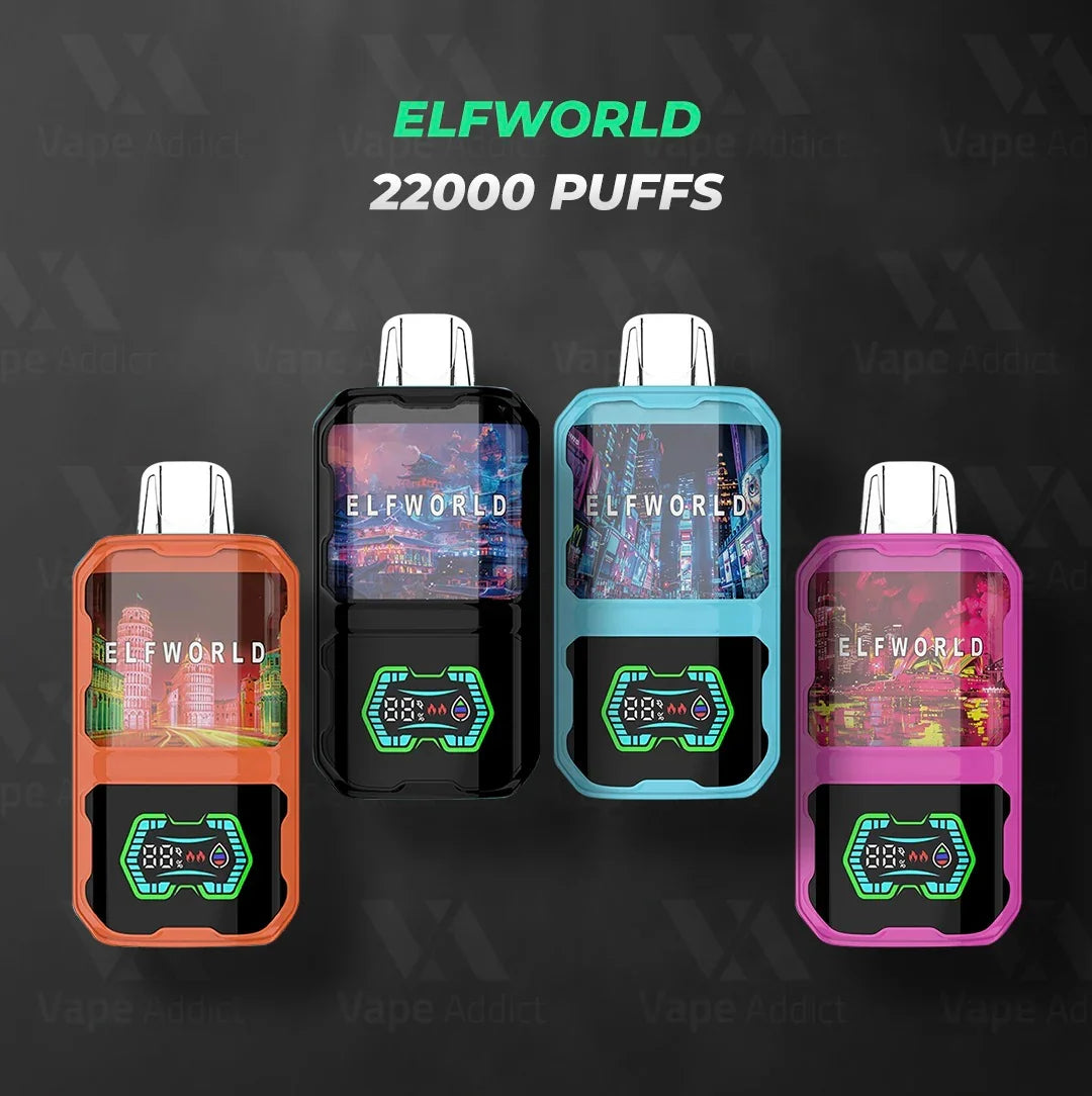 ELF WORLD Ai 22,000 Puffs - VAPE HOUSE