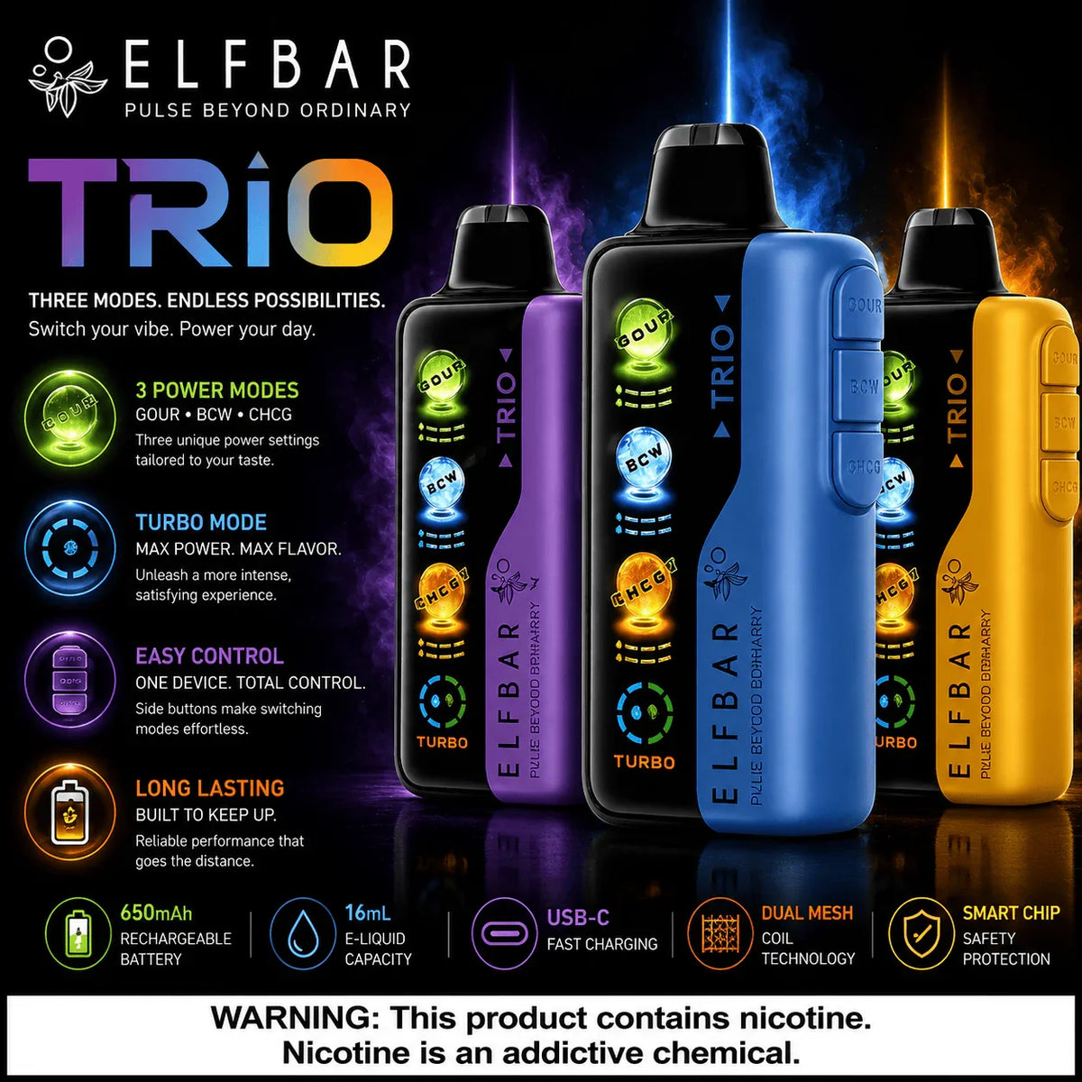 ELFBAR TRIO 40K PRICE