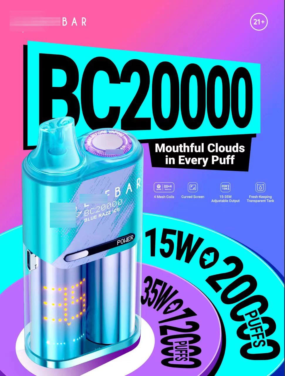 Elfbar BC 20000 Disposable Vape - 20K puffs House of Vape Elfbar BC 20000 Disposable Vape - 20K puffs House of Vape