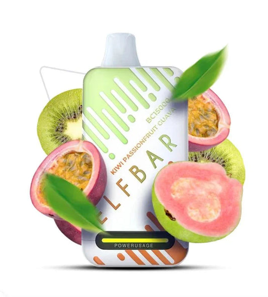 ELFBAR Bc 15,000 Puffs - Kiwi Passion fruit guava