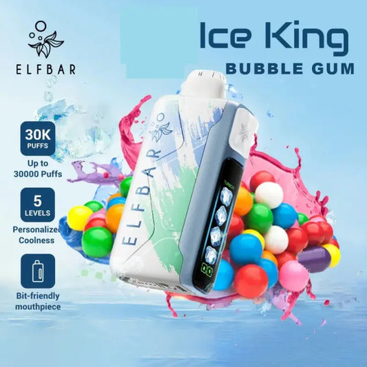 ELFBAR ICE KING 30,000 Puffs - Bubblegum