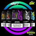 NASTY Crystal 5000 Puffs Vape - VAPE HOUSE