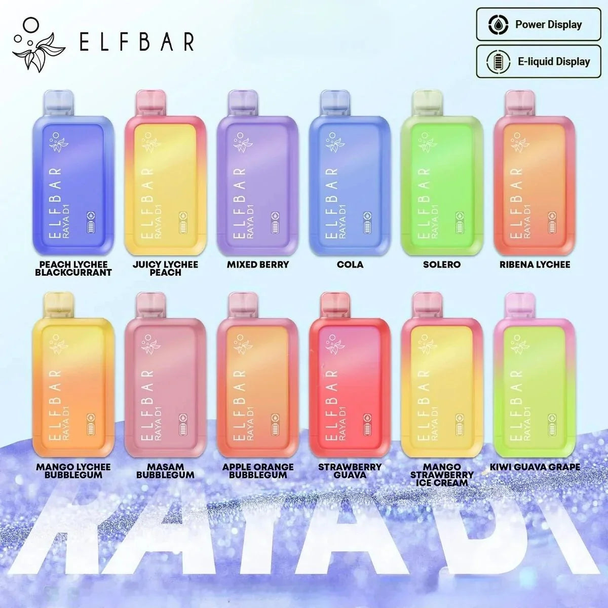 ELF BAR Raya D1 13000 Puffs - VAPE HOUSE