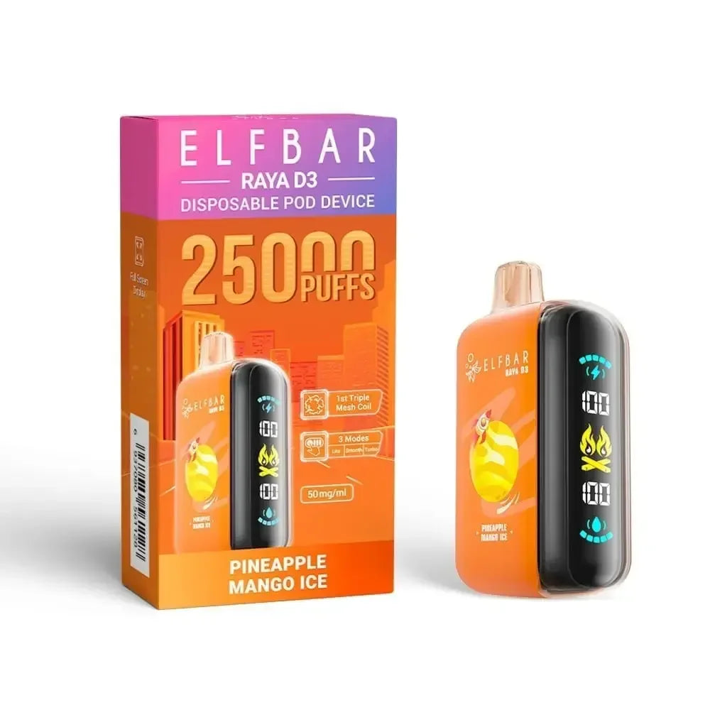 ELF BAR RAYA D3 25000 Puffs Vape - VAPE HOUSE