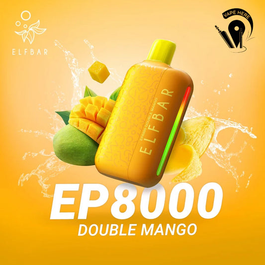 ELFBAR EP 8000 Puffs - Double Mango