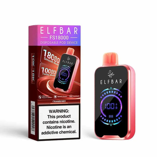 ELFBAR Fs 18,000 Puffs - Cranberry