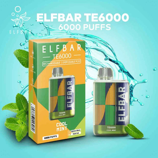 ELFBAR TE 6000 Puffs Vape - VAPE HOUSE